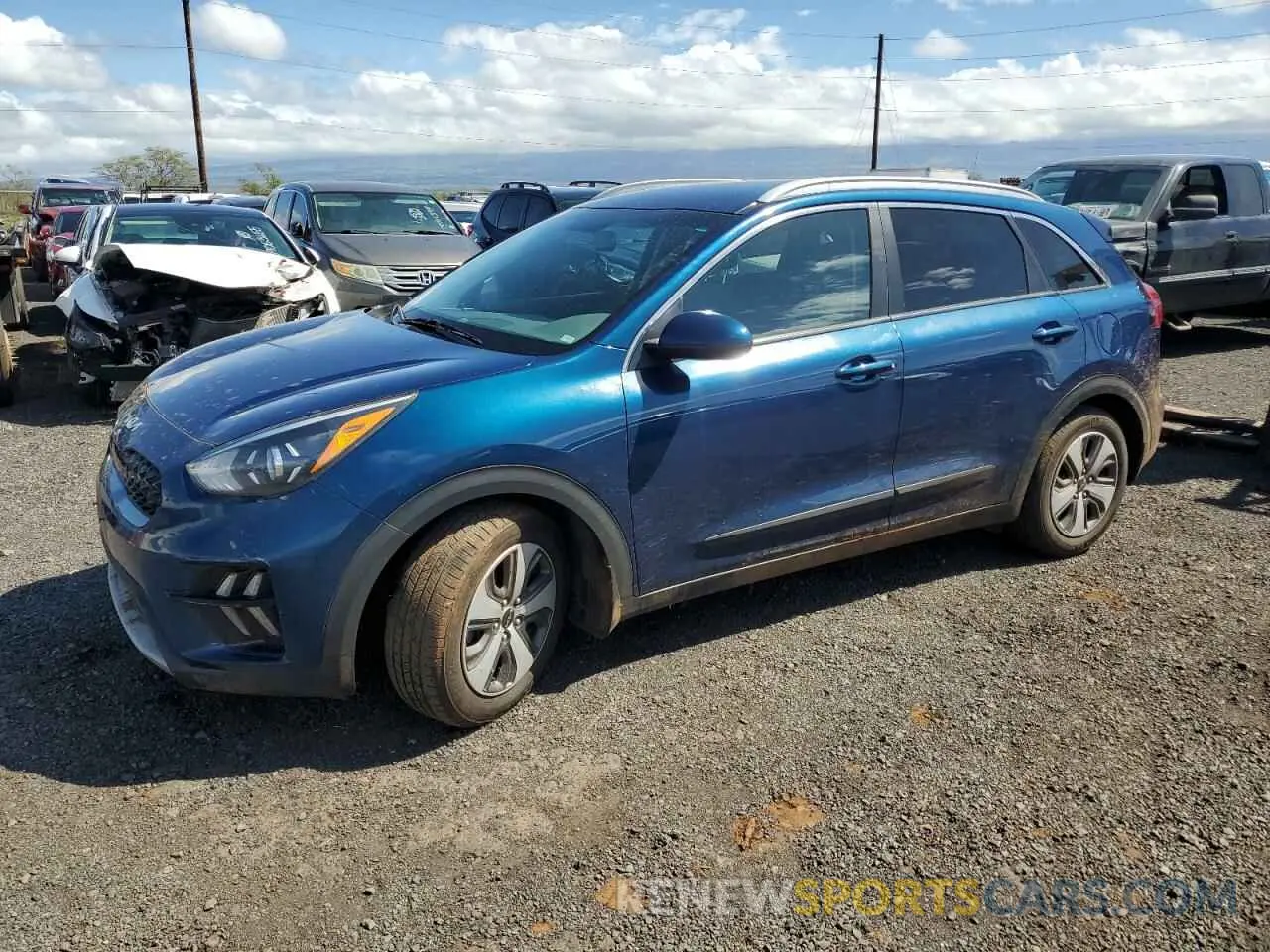 1 Photograph of a damaged car KNDCB3LC6N5500771 KIA NIRO 2022