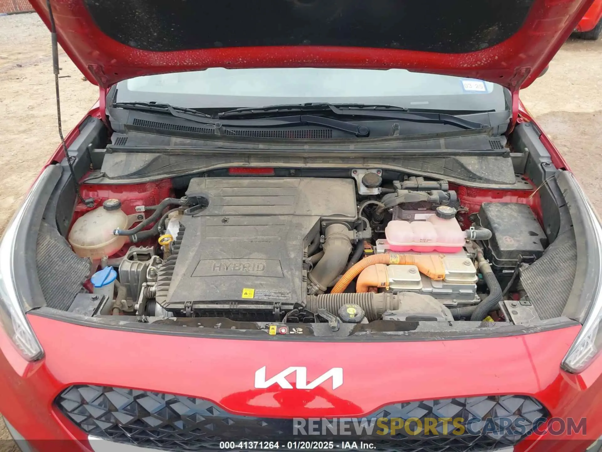 10 Photograph of a damaged car KNDCB3LC6N5524603 KIA NIRO 2022