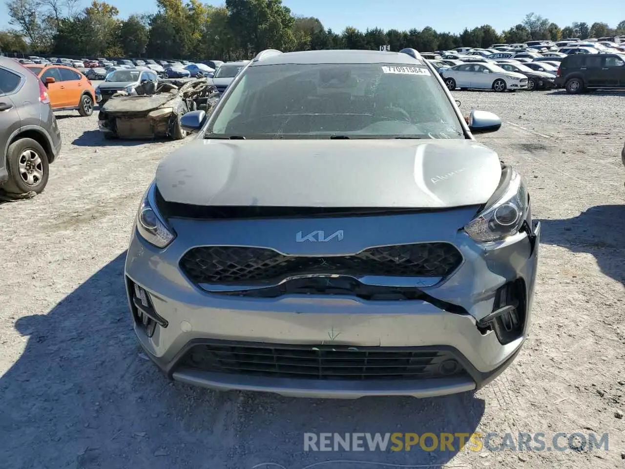 5 Photograph of a damaged car KNDCB3LC7N5498674 KIA NIRO 2022