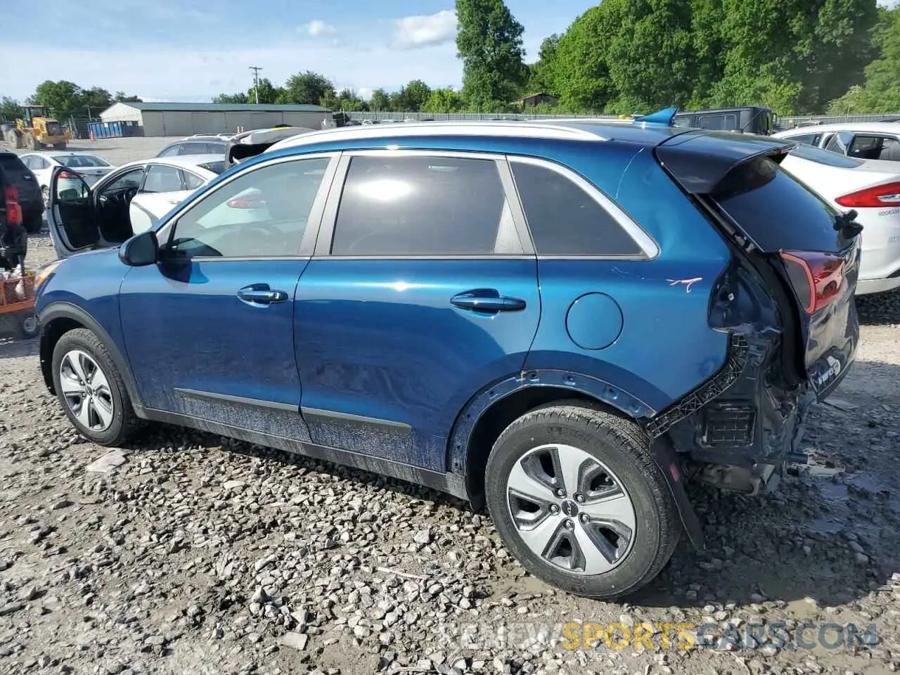 2 Photograph of a damaged car KNDCB3LC7N5532550 KIA NIRO 2022