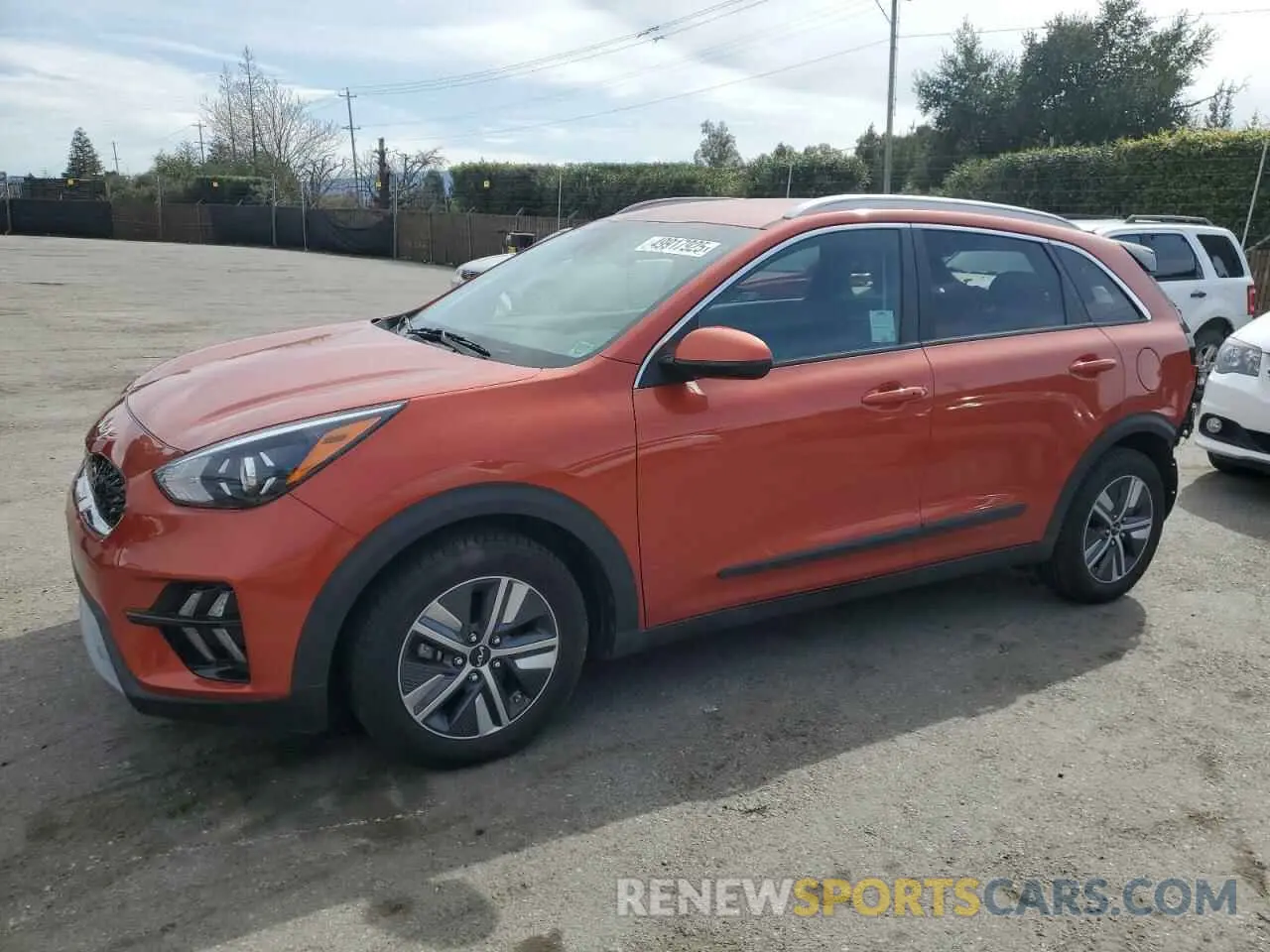 1 Photograph of a damaged car KNDCB3LC7N5548134 KIA NIRO 2022