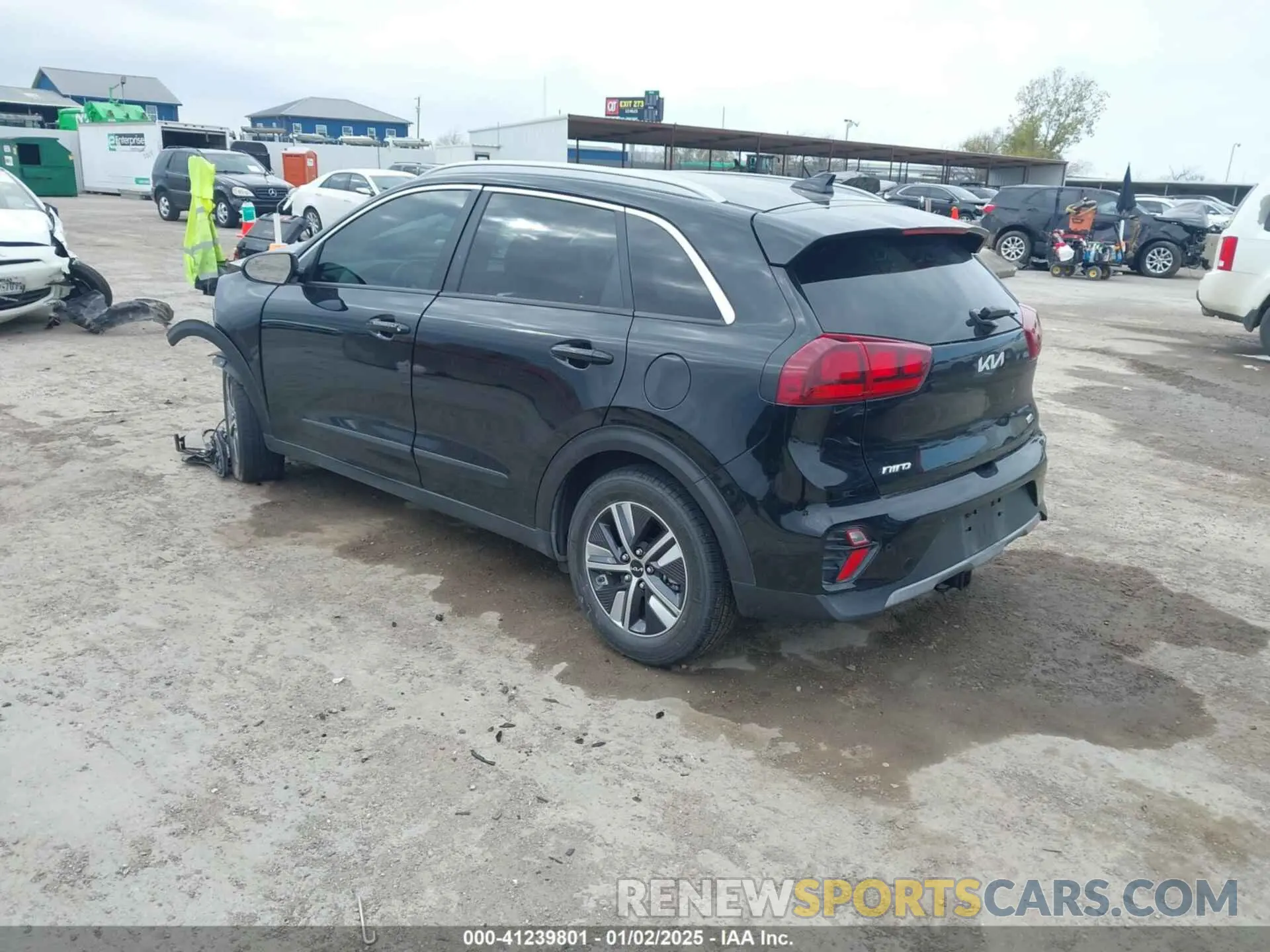3 Photograph of a damaged car KNDCB3LC9N5501400 KIA NIRO 2022