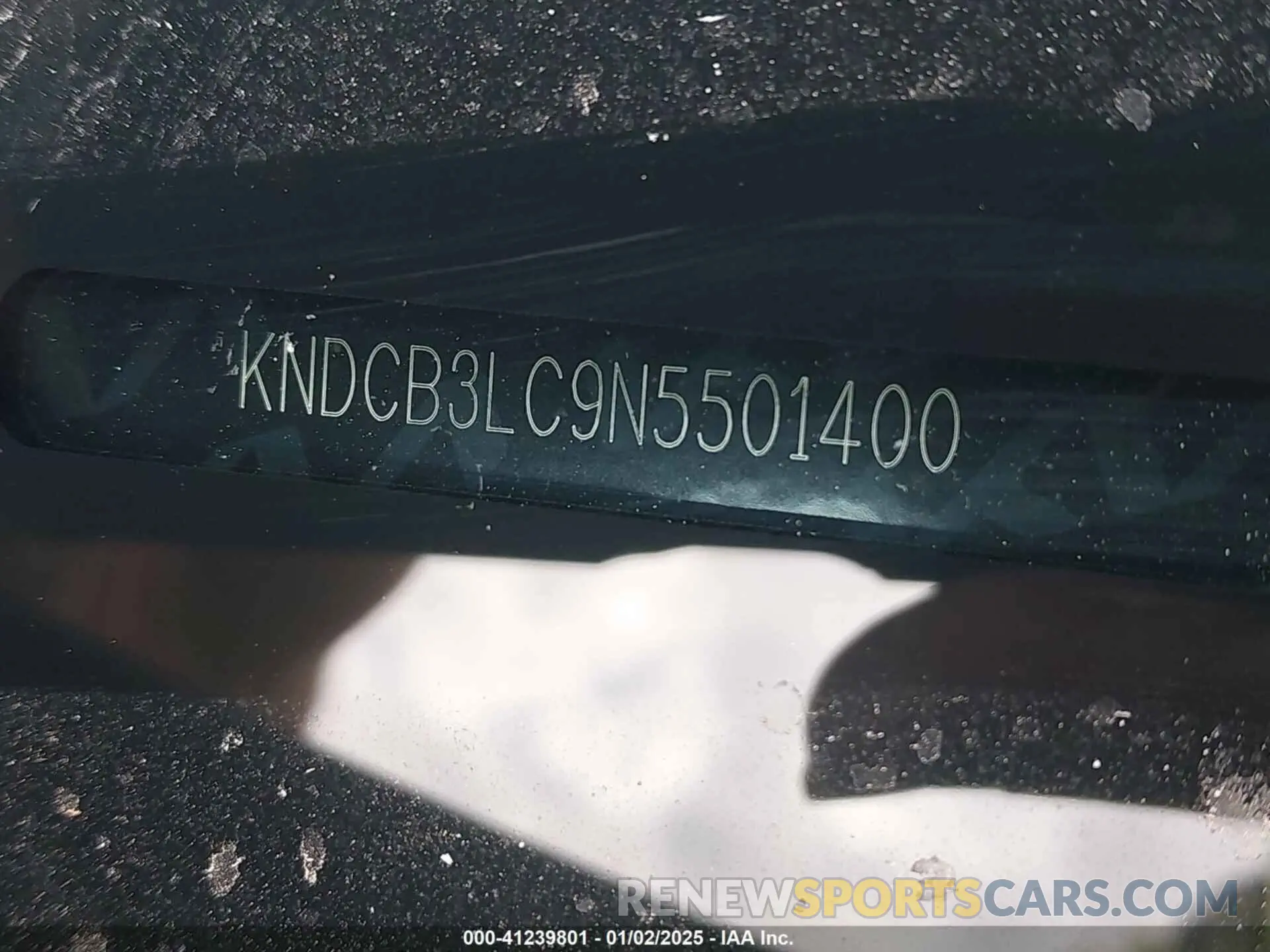9 Photograph of a damaged car KNDCB3LC9N5501400 KIA NIRO 2022