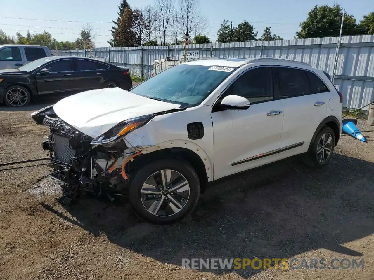 1 Photograph of a damaged car KNDCC3LD4N5511547 KIA NIRO 2022