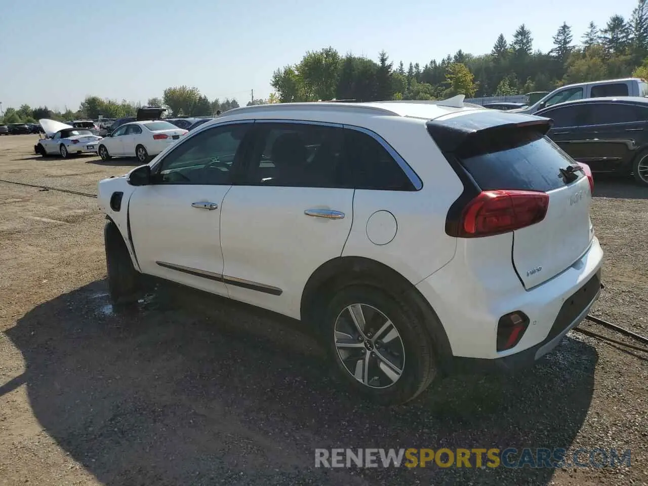 2 Photograph of a damaged car KNDCC3LD4N5511547 KIA NIRO 2022
