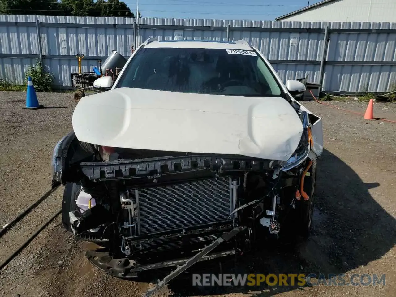 5 Photograph of a damaged car KNDCC3LD4N5511547 KIA NIRO 2022
