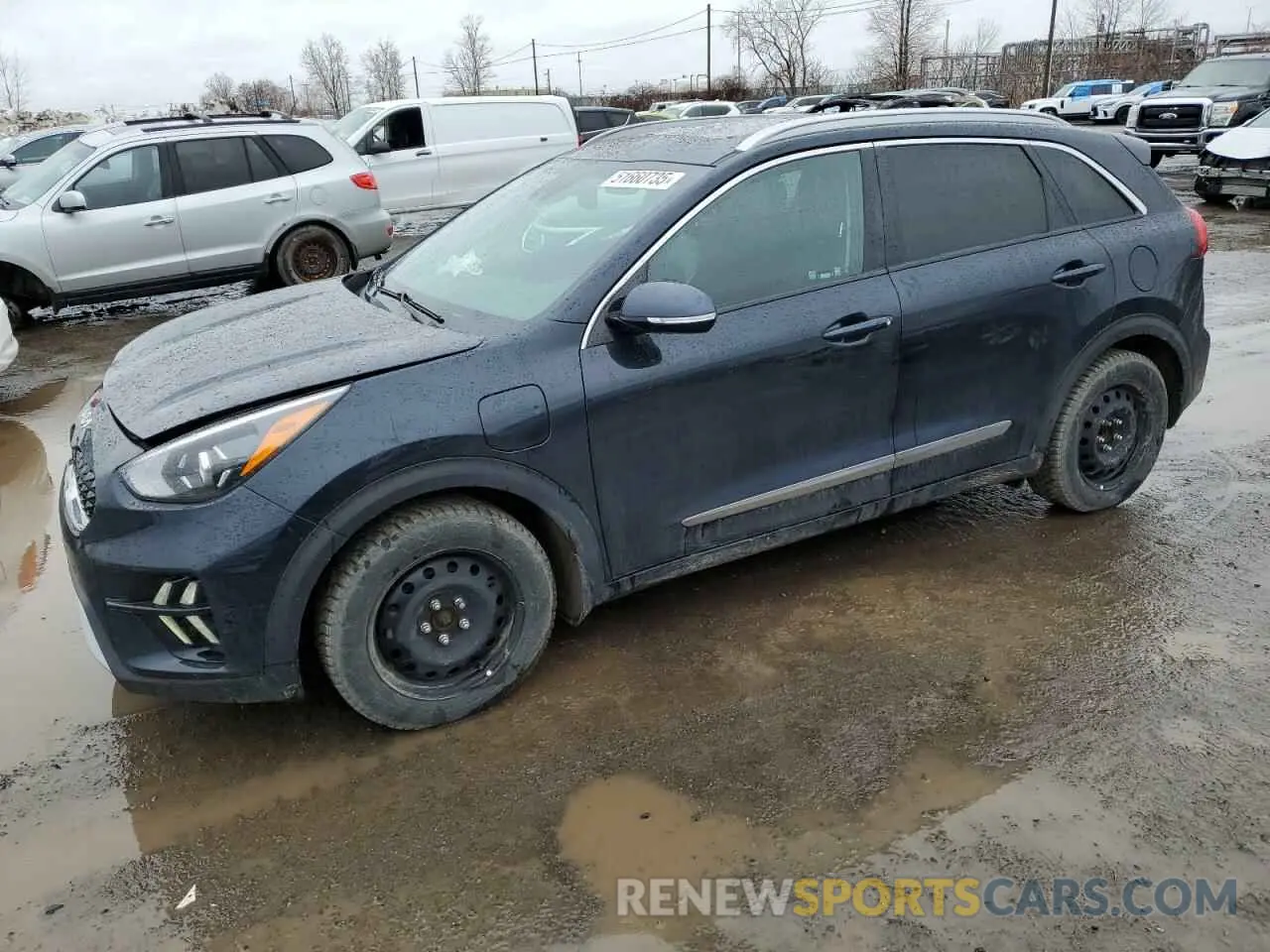 1 Photograph of a damaged car KNDCD3LD2N5495703 KIA NIRO 2022