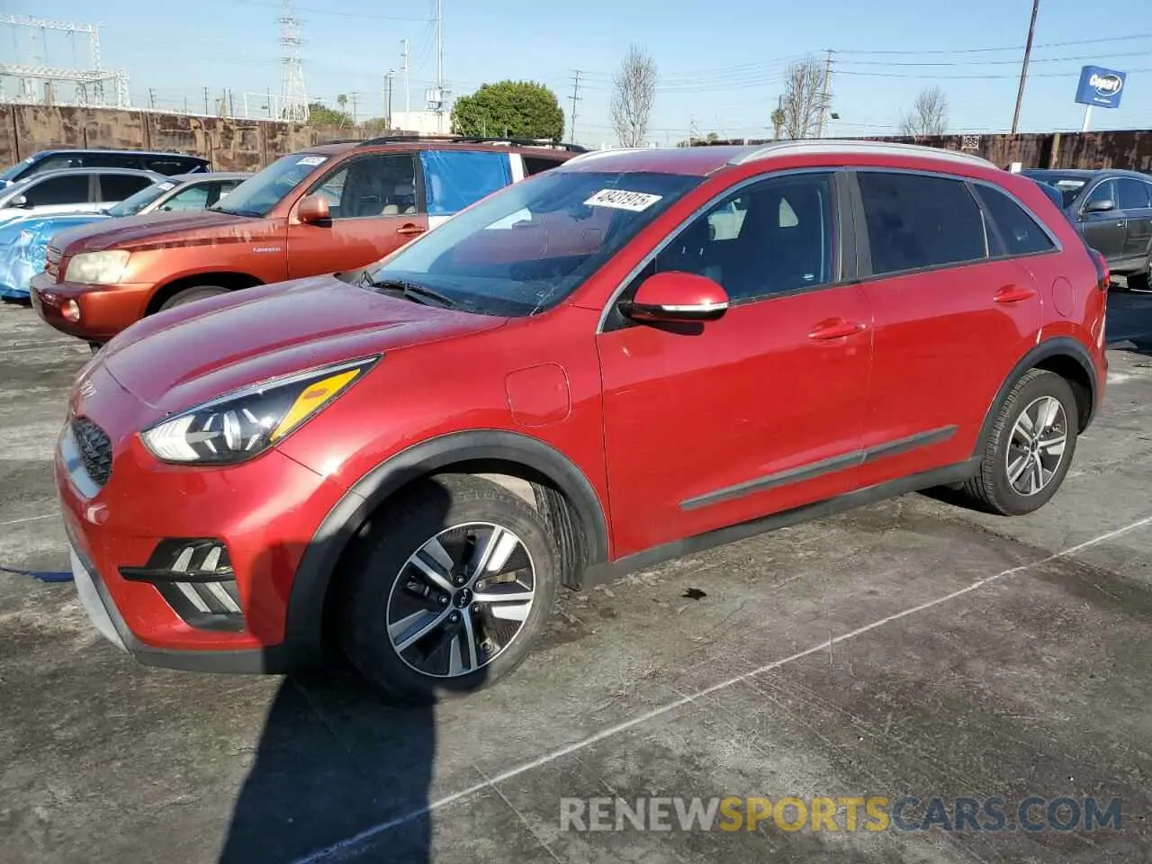 1 Photograph of a damaged car KNDCD3LD5N5490771 KIA NIRO 2022