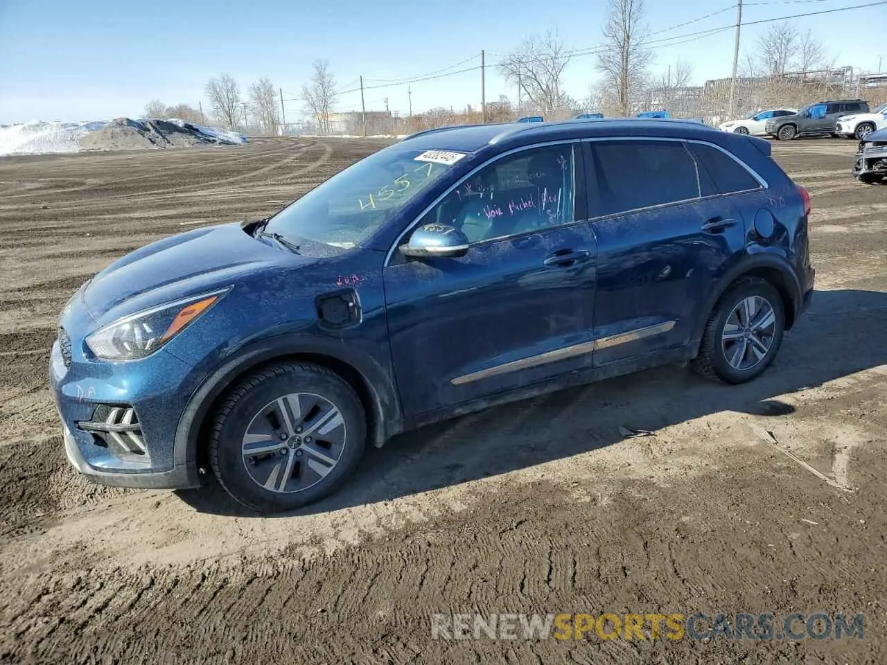 1 Photograph of a damaged car KNDCD3LD8N5536495 KIA NIRO 2022
