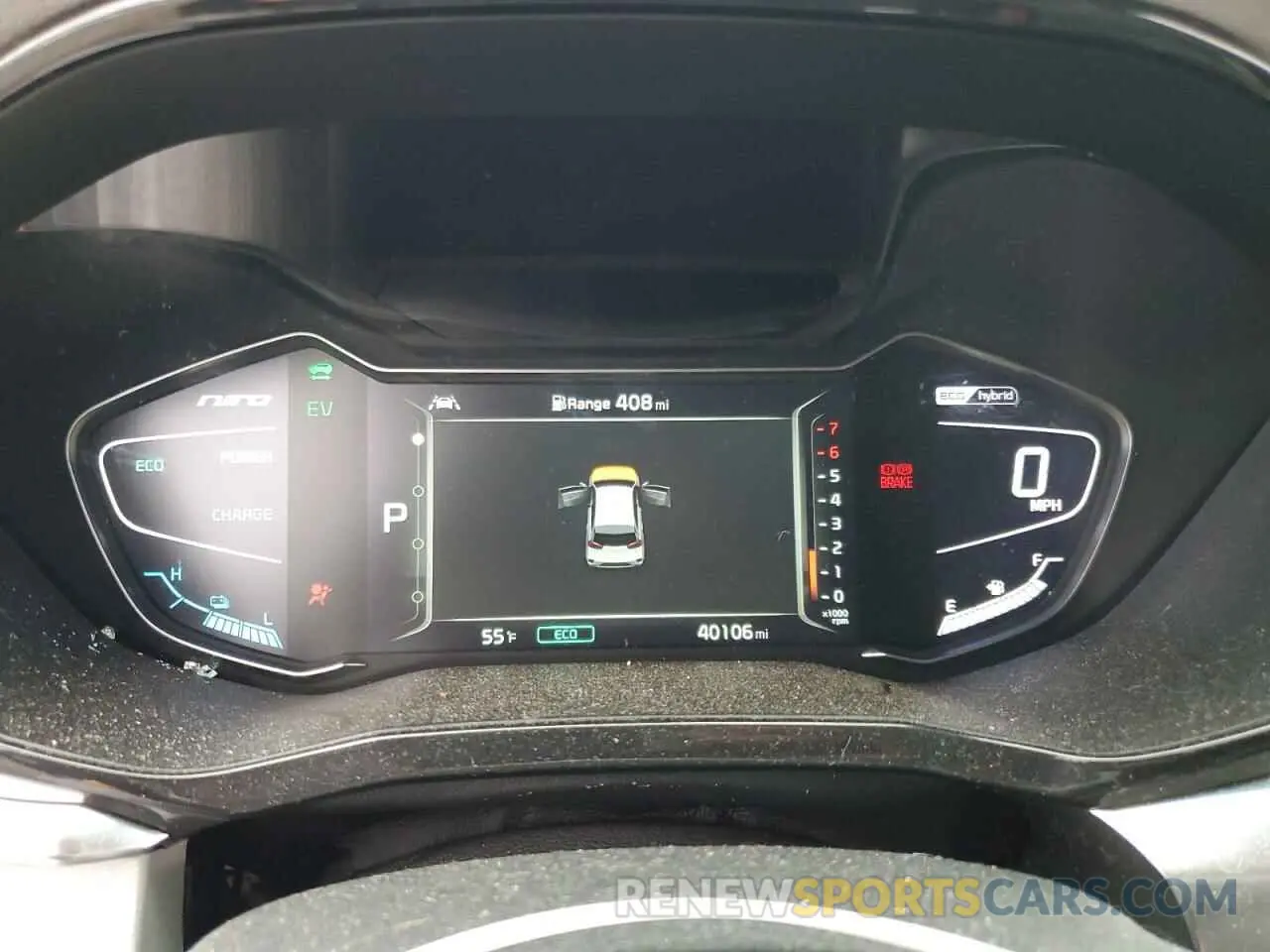 9 Photograph of a damaged car KNDCE3LC6N5528013 KIA NIRO 2022