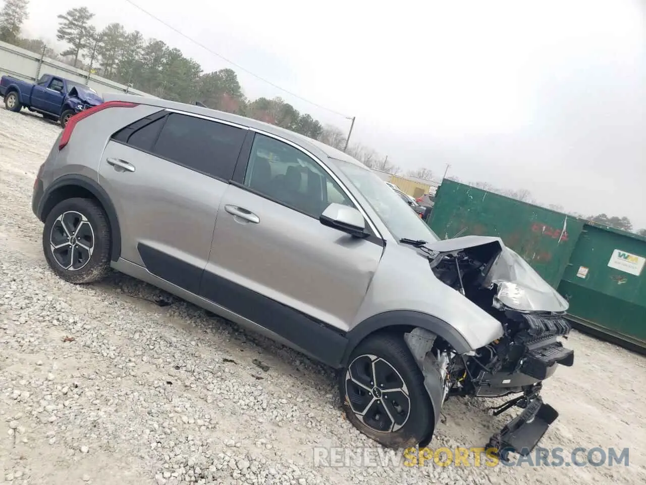 4 Photograph of a damaged car KNDCP3LE0P5065591 KIA NIRO 2023