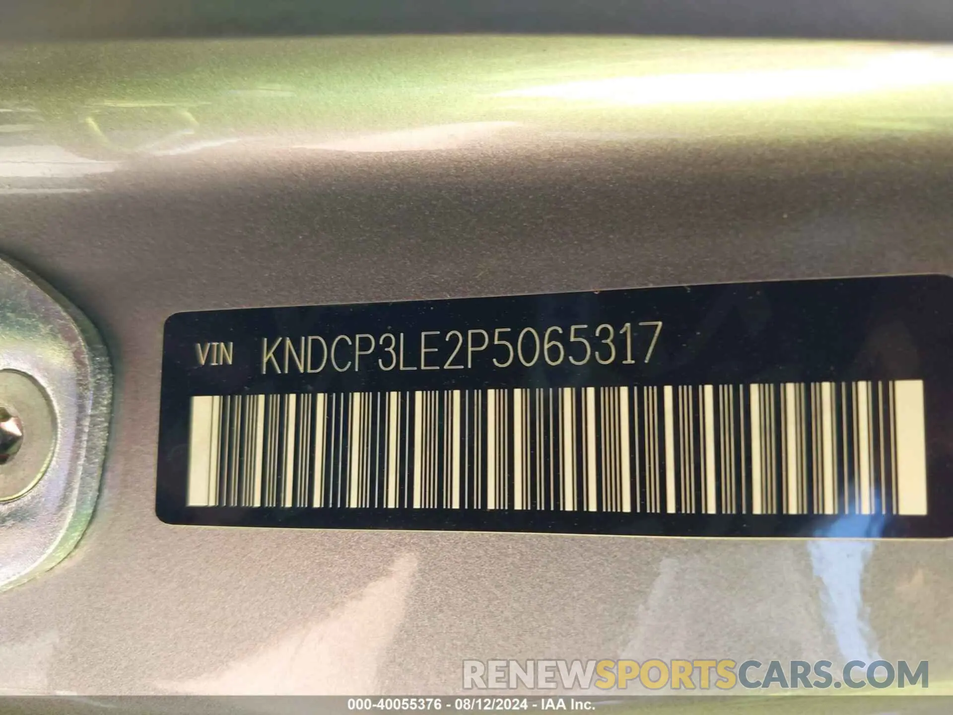 9 Photograph of a damaged car KNDCP3LE2P5065317 KIA NIRO 2023