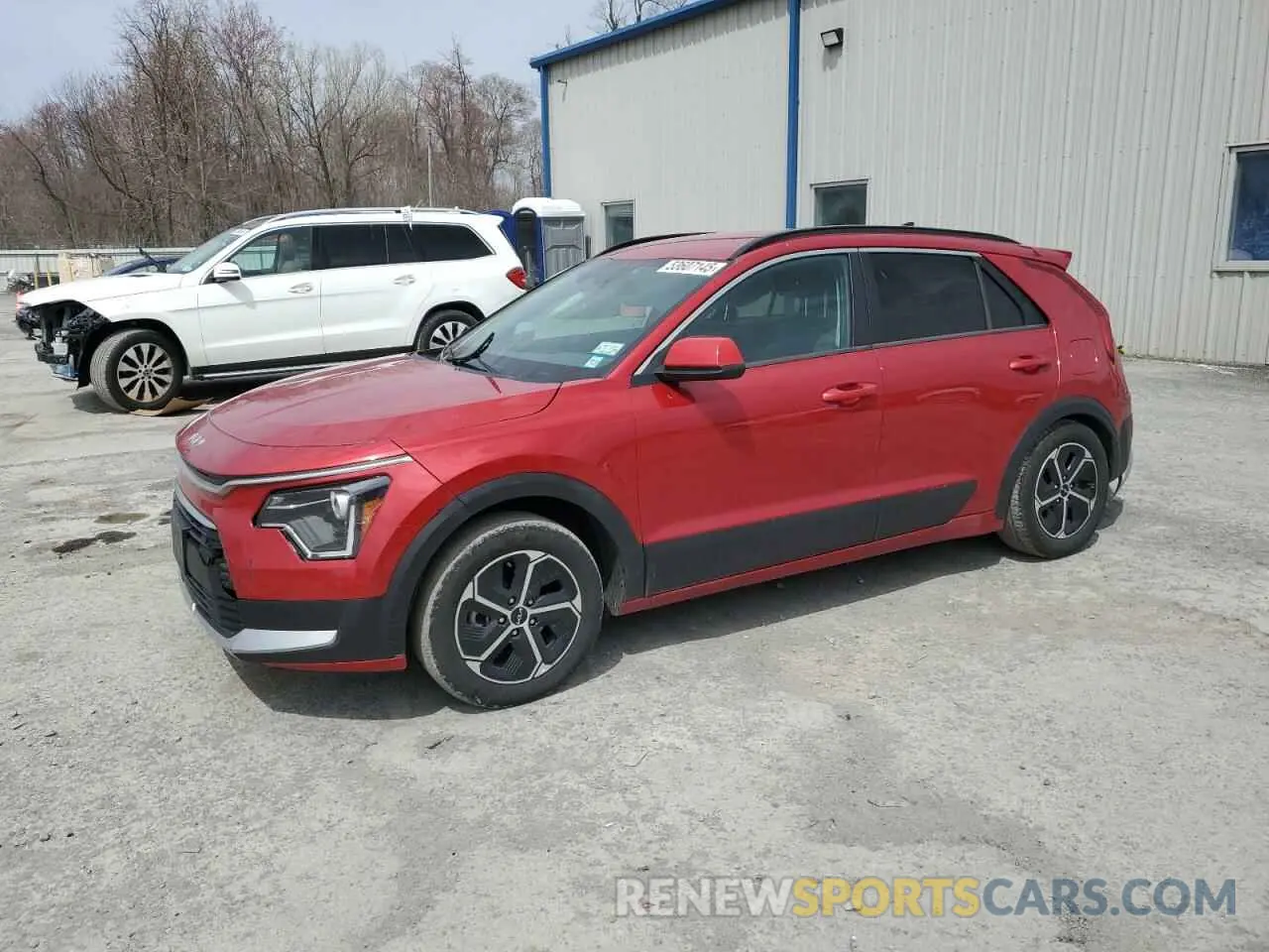 1 Photograph of a damaged car KNDCP3LE4P5094396 KIA NIRO 2023