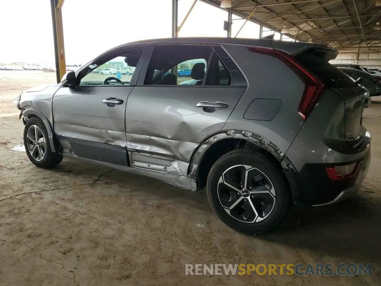 2 Photograph of a damaged car KNDCP3LE5P5069944 KIA NIRO 2023