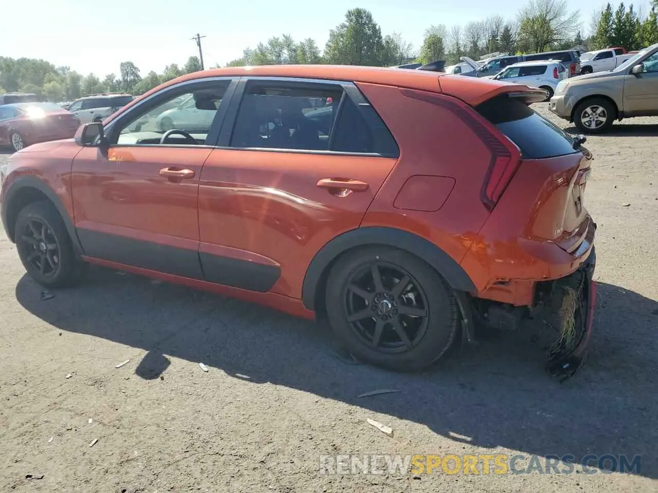 2 Photograph of a damaged car KNDCP3LE7P5117766 KIA NIRO 2023