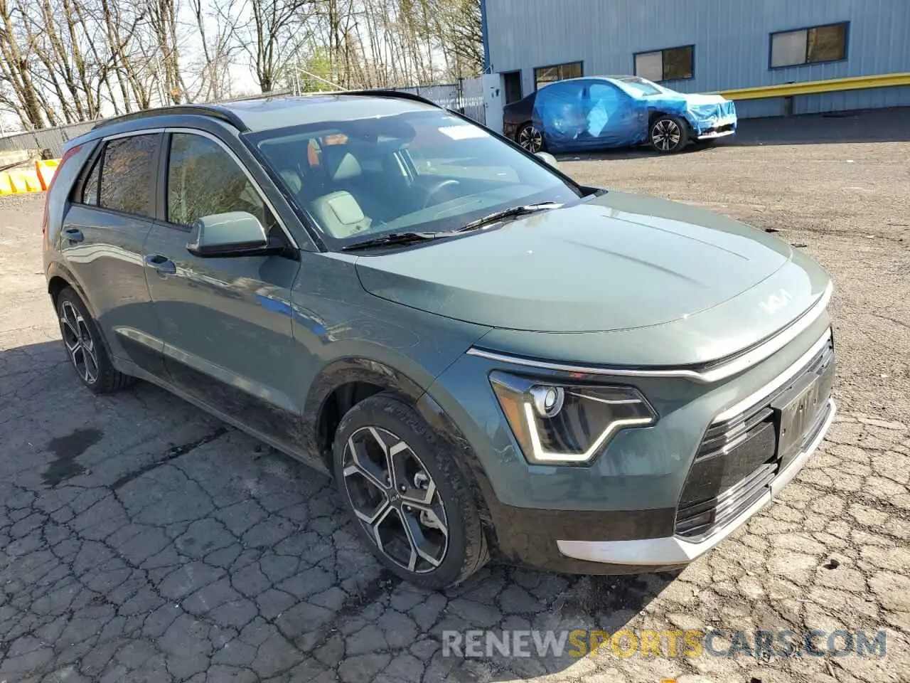 4 Photograph of a damaged car KNDCR3LE1P5070759 KIA NIRO 2023