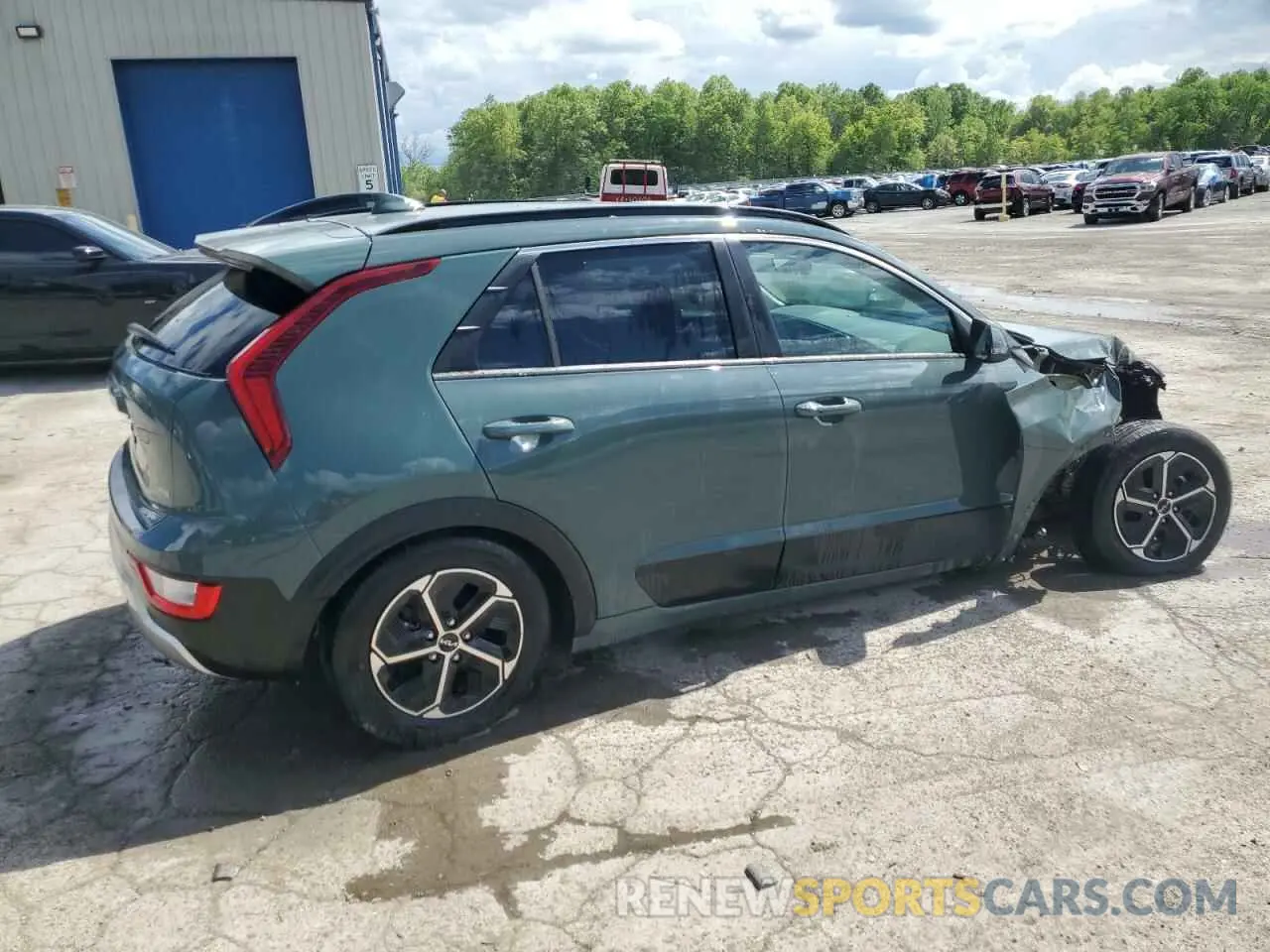 3 Photograph of a damaged car KNDCR3LE1P5080014 KIA NIRO 2023
