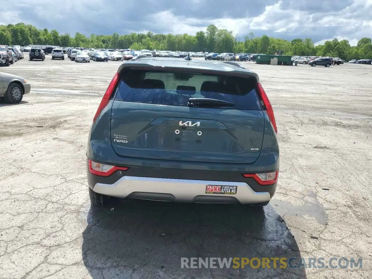6 Photograph of a damaged car KNDCR3LE1P5080014 KIA NIRO 2023