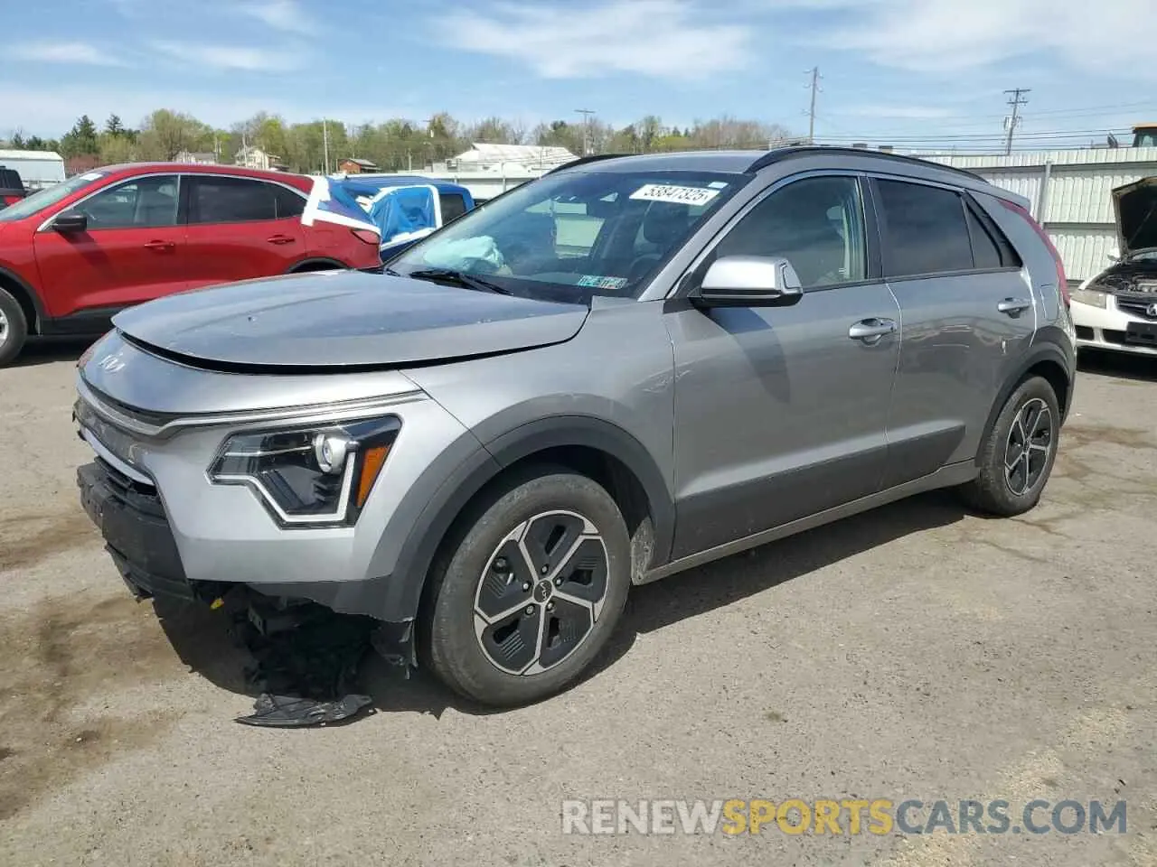 1 Photograph of a damaged car KNDCR3LE2P5049144 KIA NIRO 2023