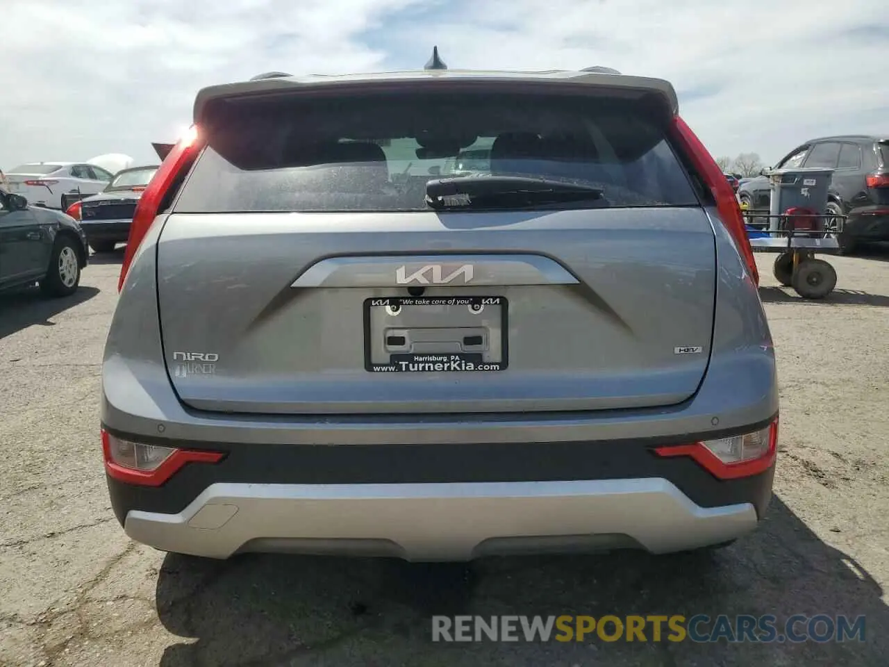 6 Photograph of a damaged car KNDCR3LE2P5049144 KIA NIRO 2023
