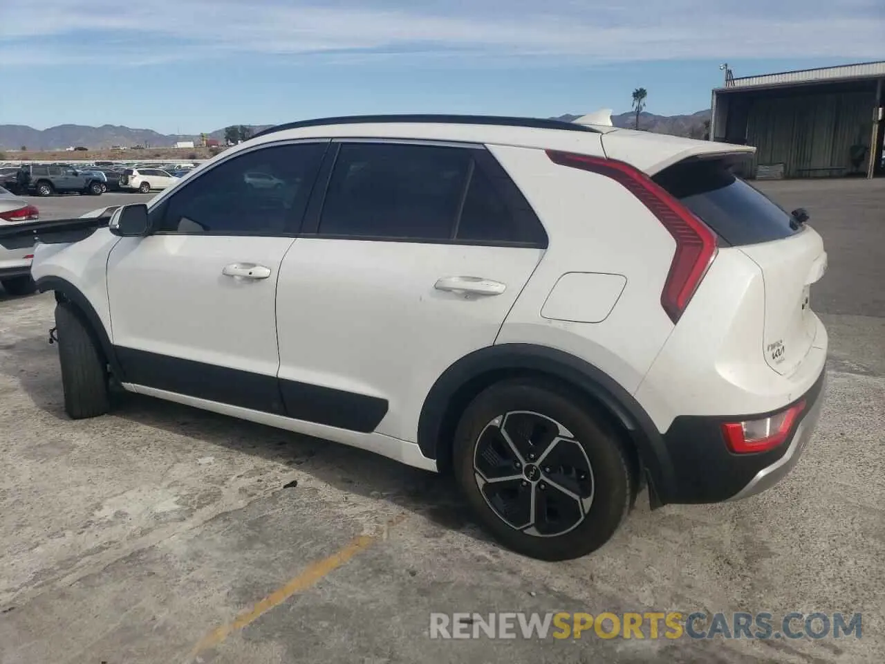 2 Photograph of a damaged car KNDCR3LE2P5073492 KIA NIRO 2023