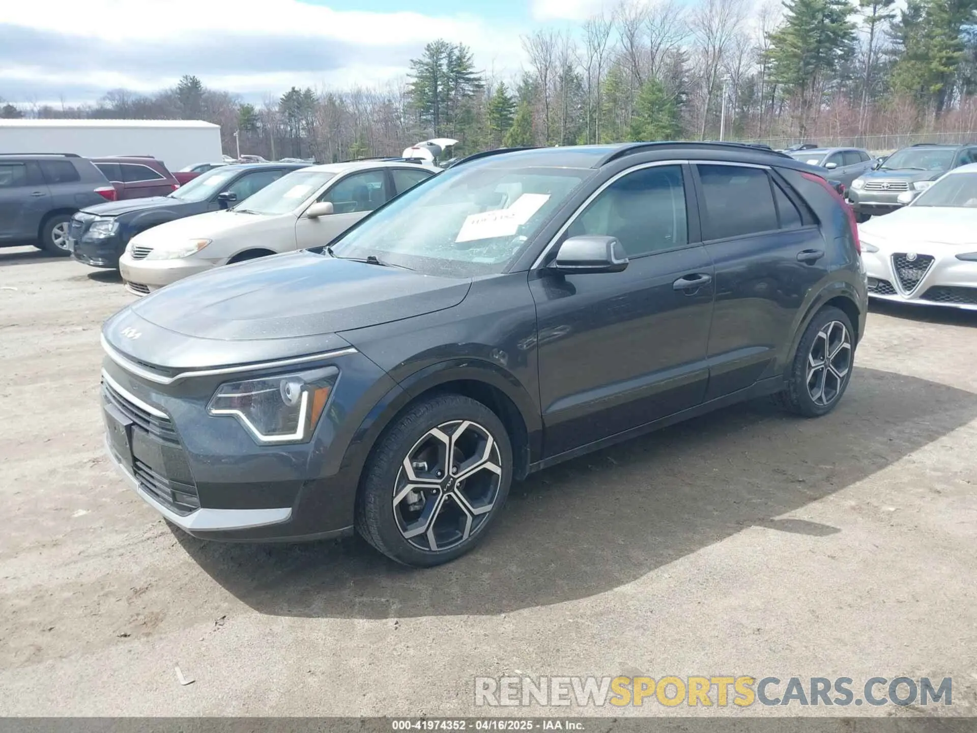 2 Photograph of a damaged car KNDCR3LE3P5044602 KIA NIRO 2023