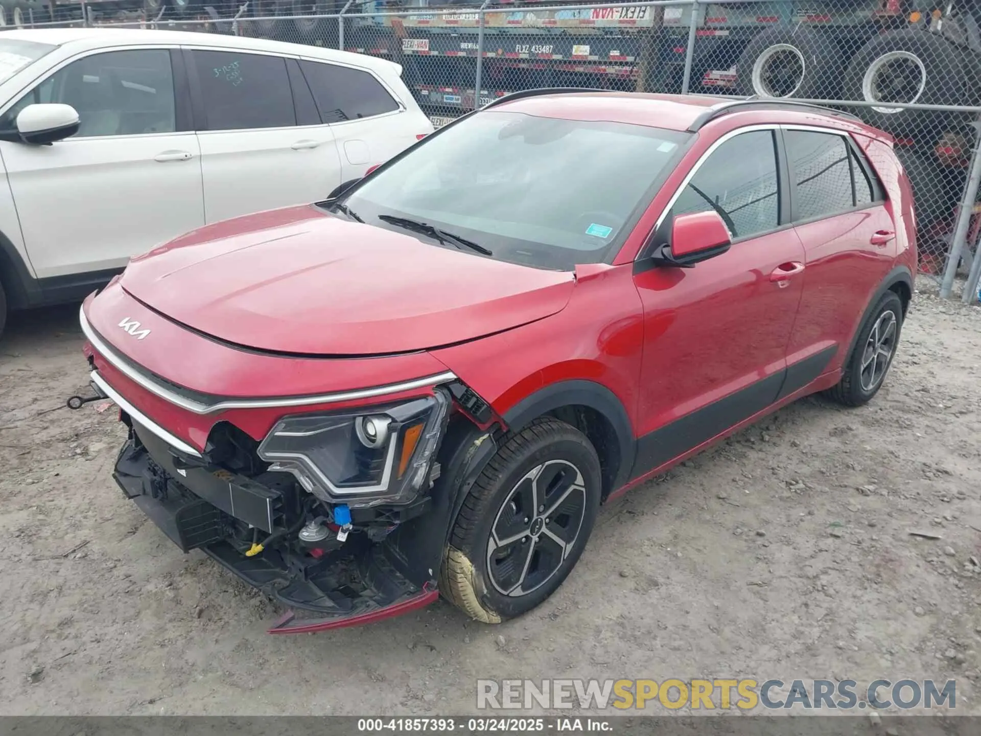 2 Photograph of a damaged car KNDCR3LE3P5063909 KIA NIRO 2023