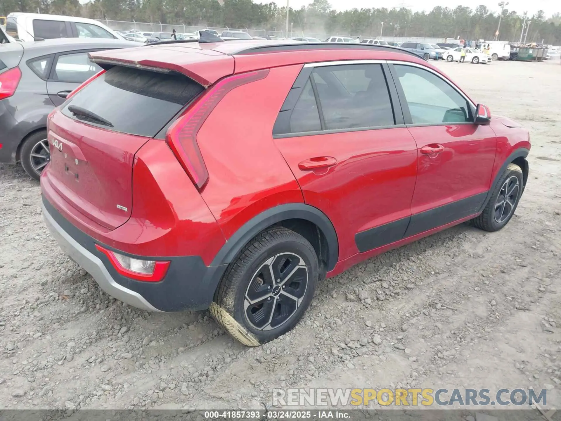 4 Photograph of a damaged car KNDCR3LE3P5063909 KIA NIRO 2023