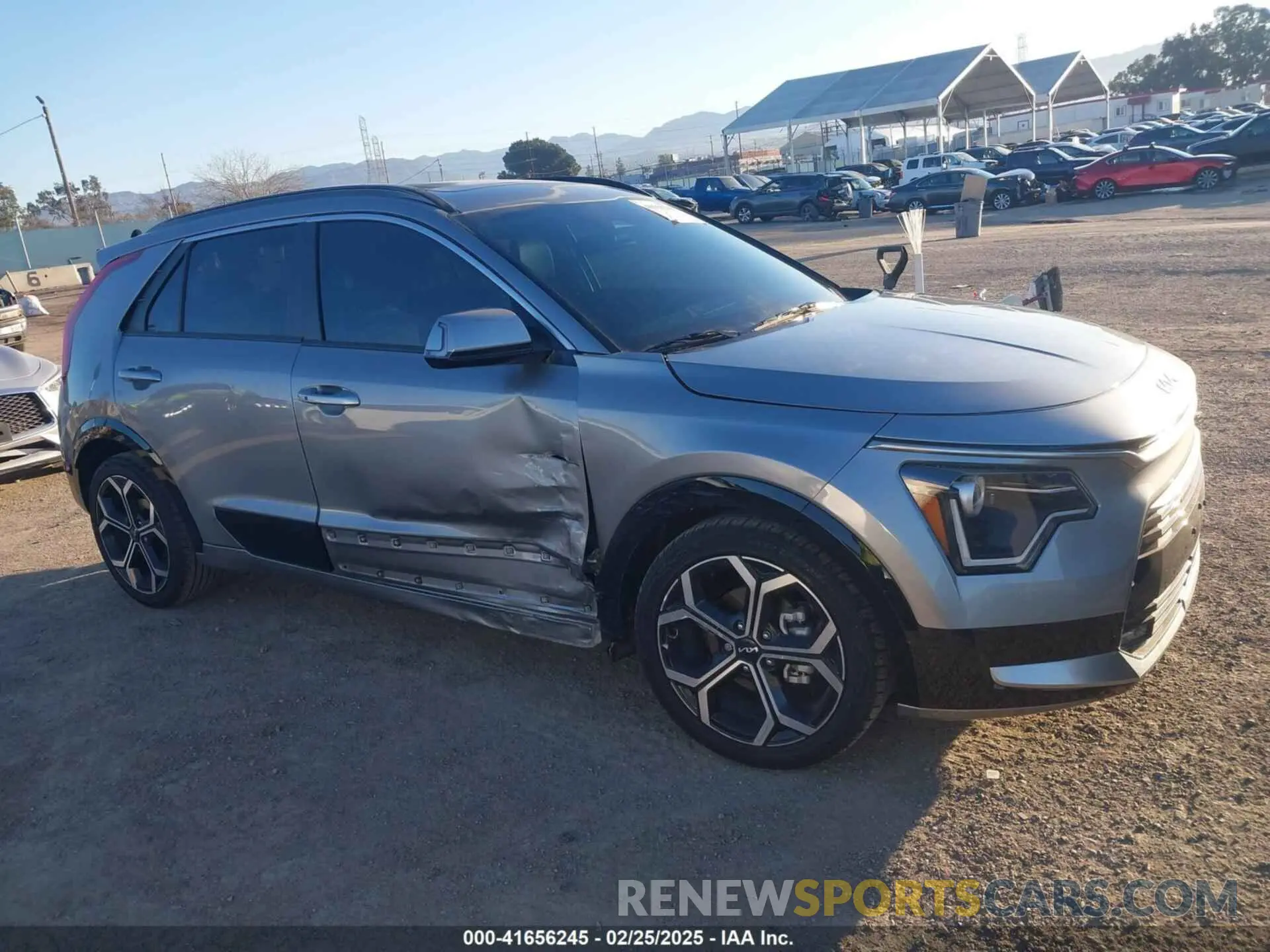 13 Photograph of a damaged car KNDCR3LE3P5093377 KIA NIRO 2023