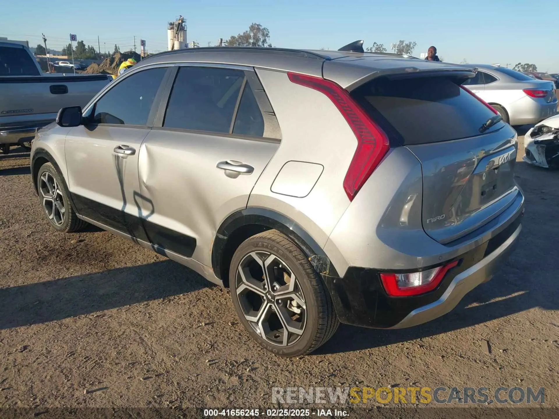 3 Photograph of a damaged car KNDCR3LE3P5093377 KIA NIRO 2023