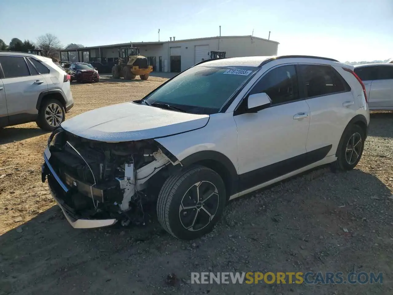 1 Photograph of a damaged car KNDCR3LE5P5081599 KIA NIRO 2023
