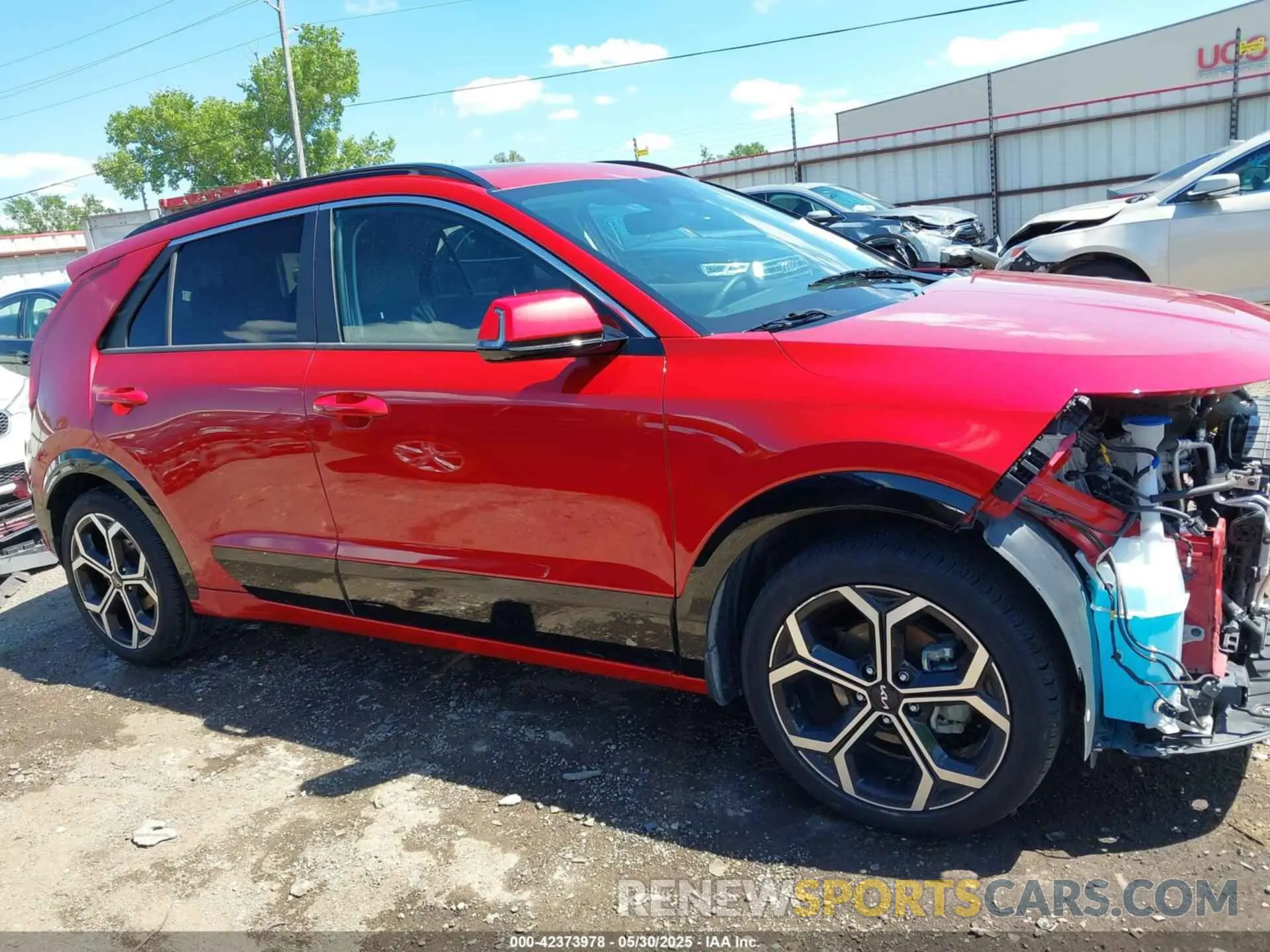 13 Photograph of a damaged car KNDCR3LE5P5100278 KIA NIRO 2023