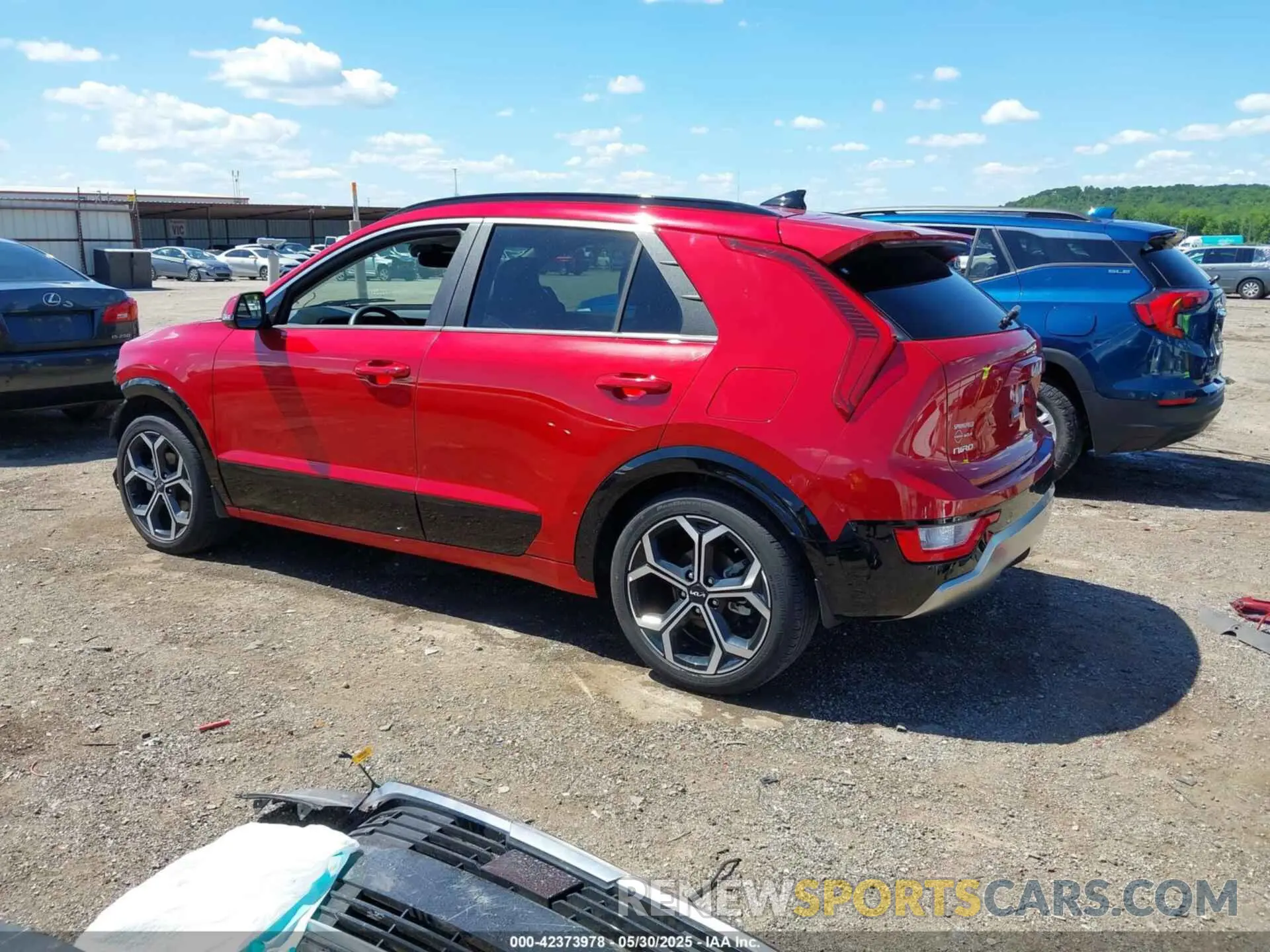 3 Photograph of a damaged car KNDCR3LE5P5100278 KIA NIRO 2023