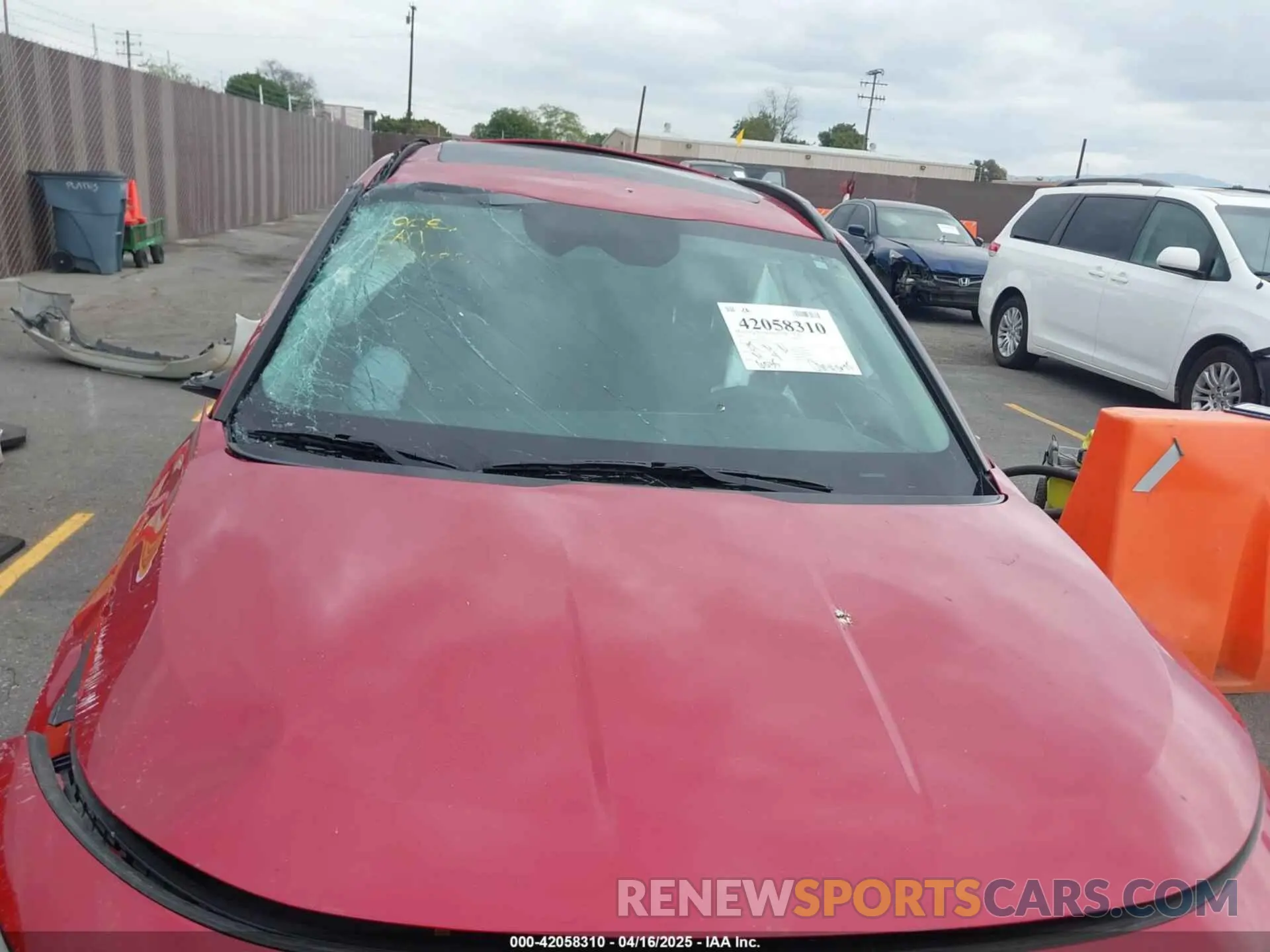 6 Photograph of a damaged car KNDCR3LE5P5110115 KIA NIRO 2023