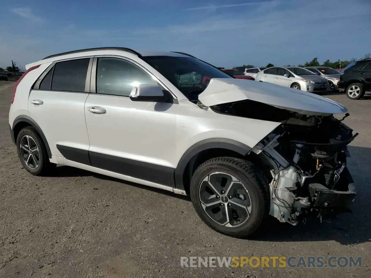 4 Photograph of a damaged car KNDCR3LE6P5053407 KIA NIRO 2023