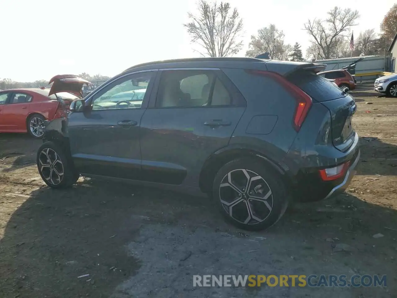 2 Photograph of a damaged car KNDCR3LE6P5056162 KIA NIRO 2023