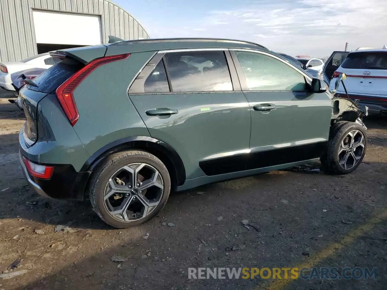 3 Photograph of a damaged car KNDCR3LE6P5056162 KIA NIRO 2023