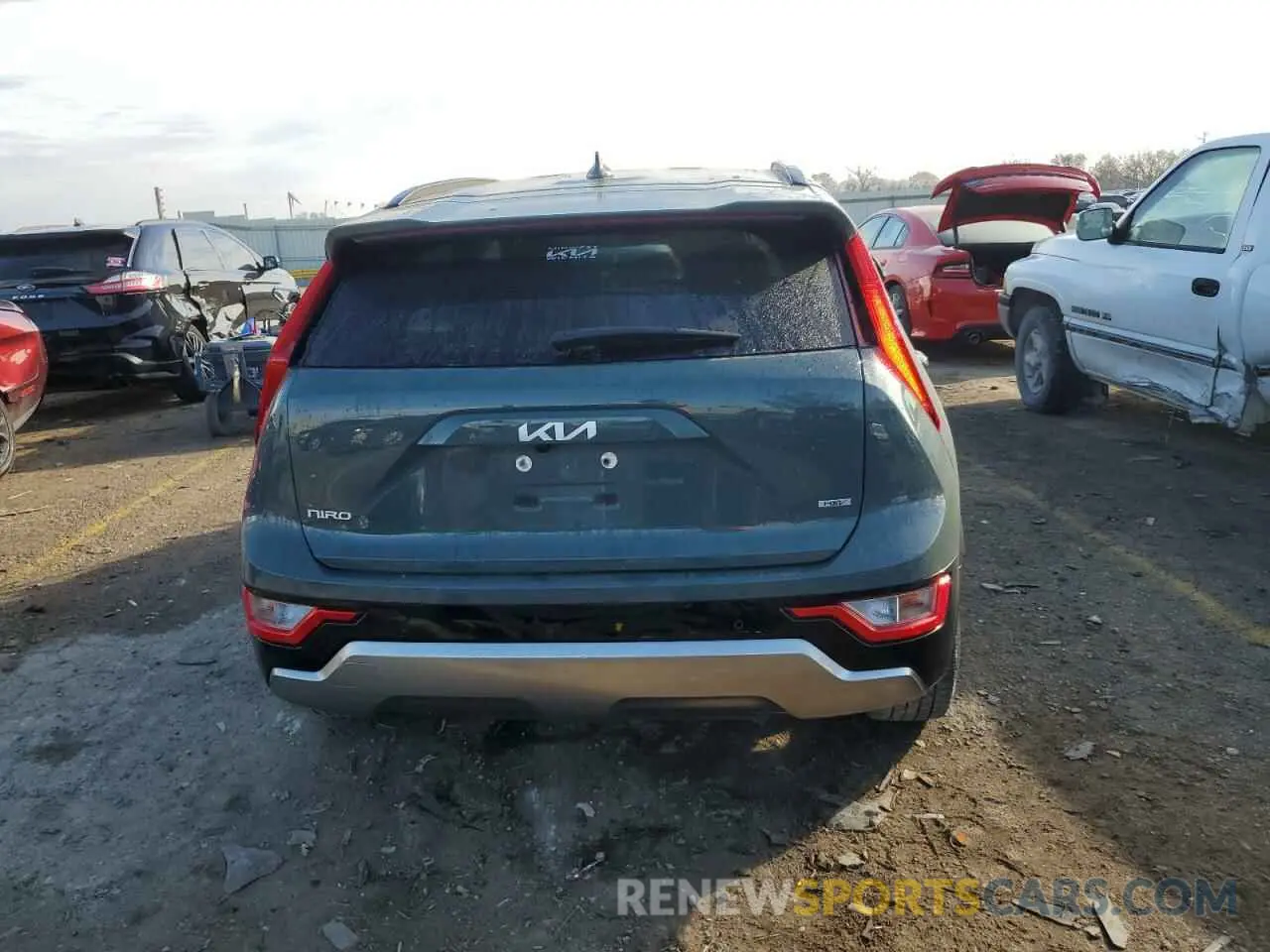 6 Photograph of a damaged car KNDCR3LE6P5056162 KIA NIRO 2023