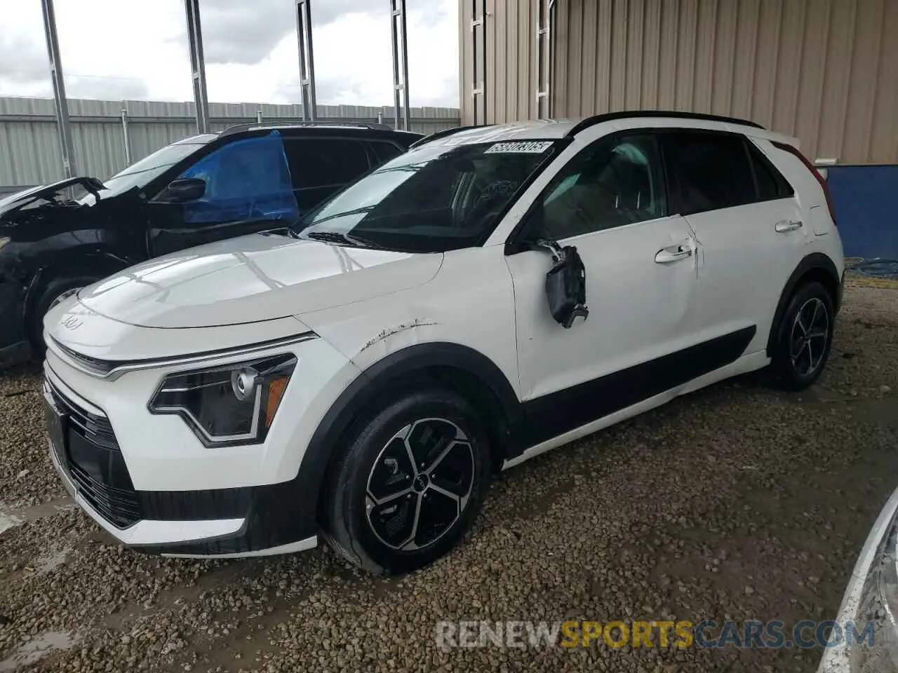 1 Photograph of a damaged car KNDCR3LE7P5059152 KIA NIRO 2023