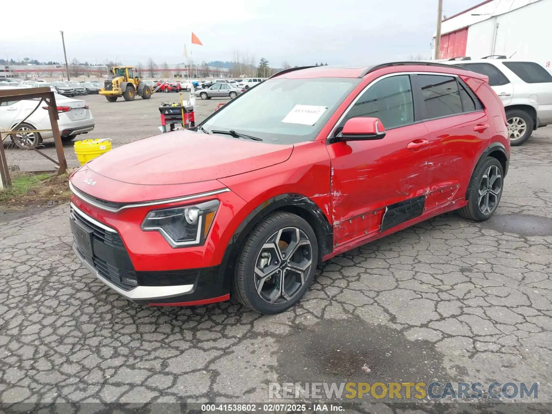2 Photograph of a damaged car KNDCR3LE8P5040383 KIA NIRO 2023