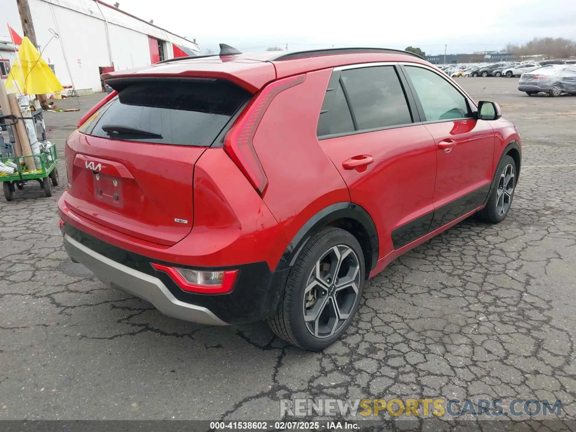 4 Photograph of a damaged car KNDCR3LE8P5040383 KIA NIRO 2023