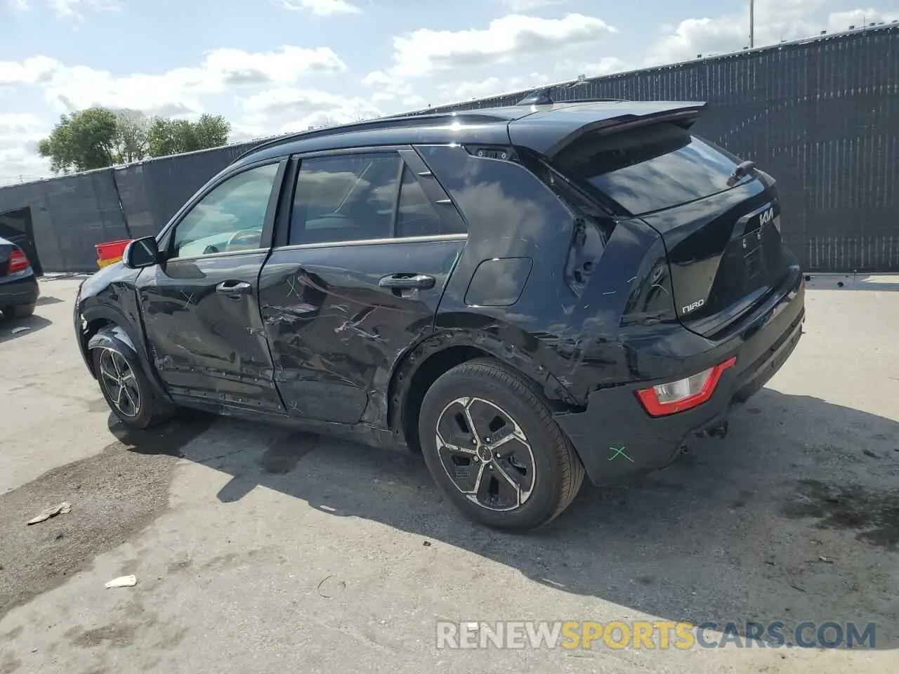 2 Photograph of a damaged car KNDCR3LE8P5112067 KIA NIRO 2023