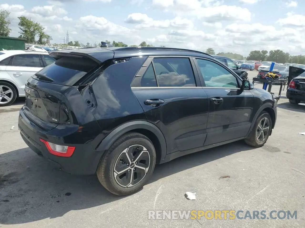 3 Photograph of a damaged car KNDCR3LE8P5112067 KIA NIRO 2023