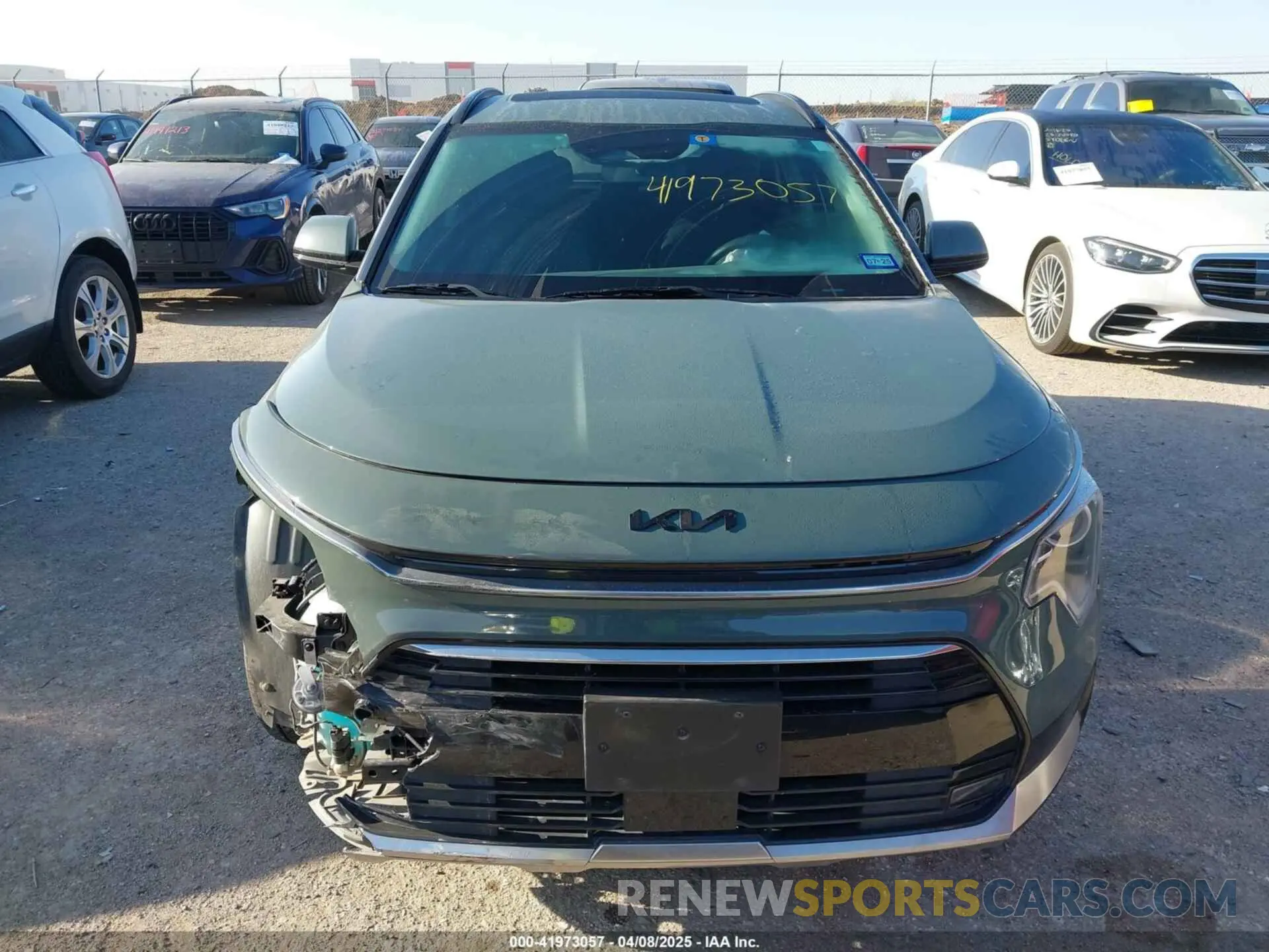 12 Photograph of a damaged car KNDCR3LE9P5037508 KIA NIRO 2023