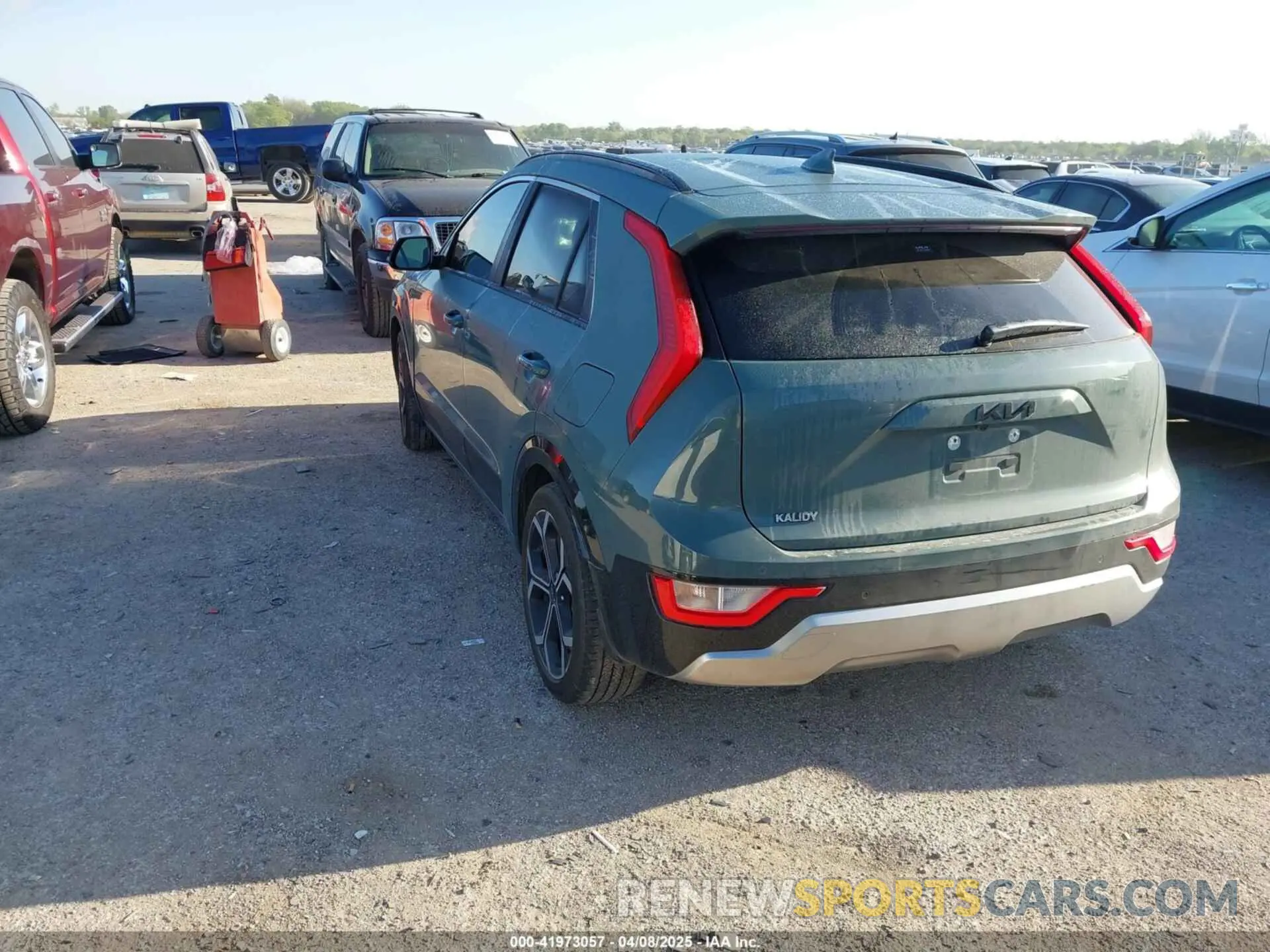 3 Photograph of a damaged car KNDCR3LE9P5037508 KIA NIRO 2023
