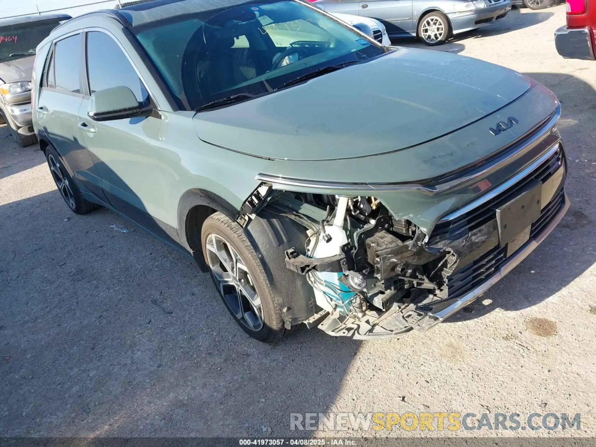 6 Photograph of a damaged car KNDCR3LE9P5037508 KIA NIRO 2023