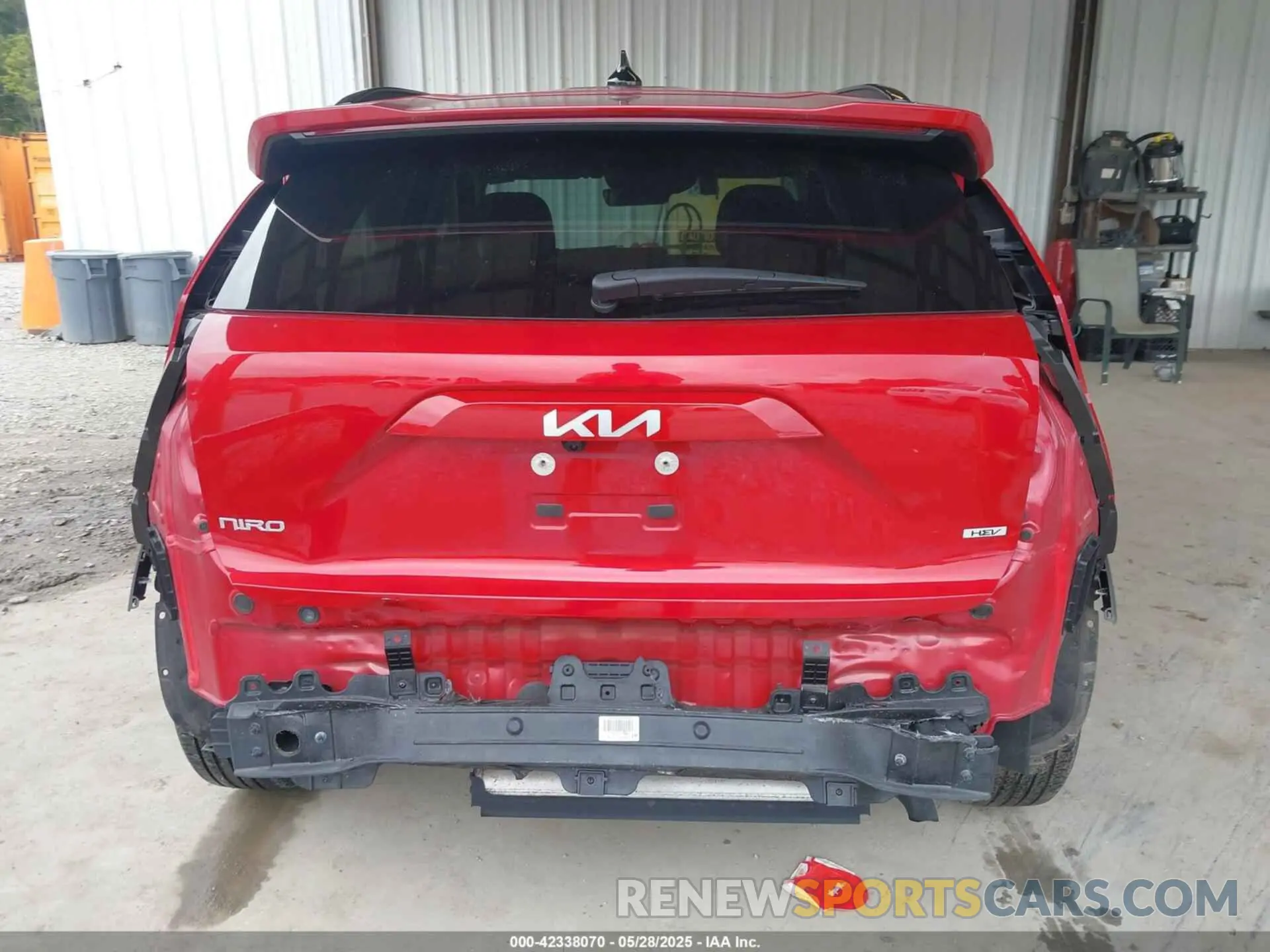 17 Photograph of a damaged car KNDCR3LE9P5044717 KIA NIRO 2023