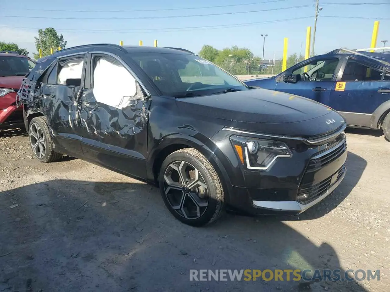 4 Photograph of a damaged car KNDCR3LE9P5113003 KIA NIRO 2023
