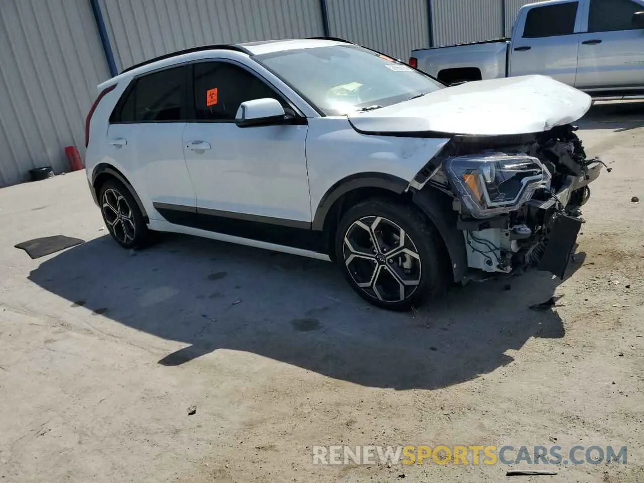 4 Photograph of a damaged car KNDCR3LEXP5058092 KIA NIRO 2023