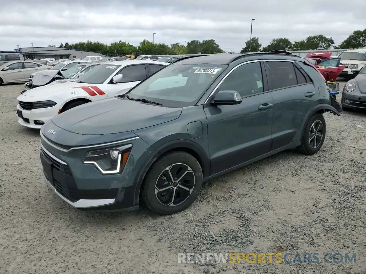 1 Photograph of a damaged car KNDCS3LF1P5076266 KIA NIRO 2023